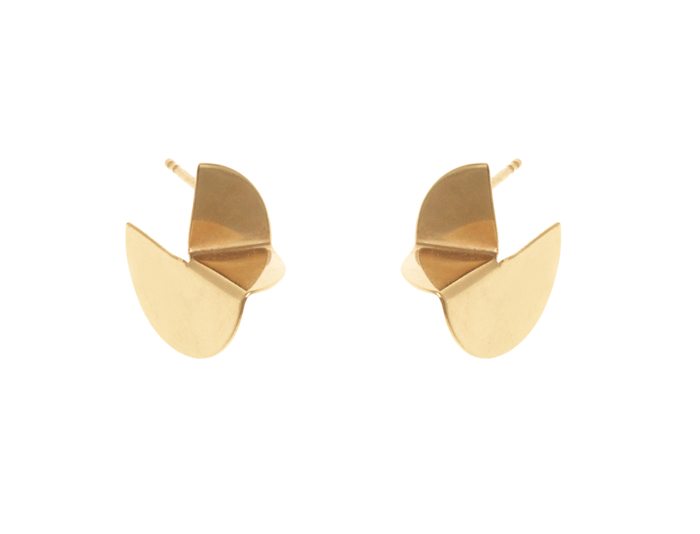 Split Circles / Earrings / Large • Malene Glintborg